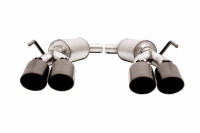 Gibson Performance Exhaust - 20-22 Ford Explorer 3.0L ST, Black Ceramic Axle Back Dual Exhaust, Stainless, #619718B