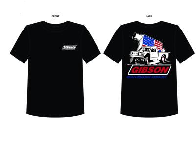 Gibson Performance Exhaust - Gibson American Pre Runner Black  T-Shirt