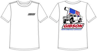 Gibson Performance Exhaust - Gibson American Pre Runner White T-Shirt #