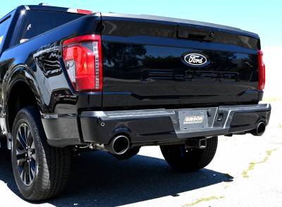 Gibson Performance Exhaust - 2024 Ford F150 5.0L ,Black Elite Split Rear Exhaust, Stainless