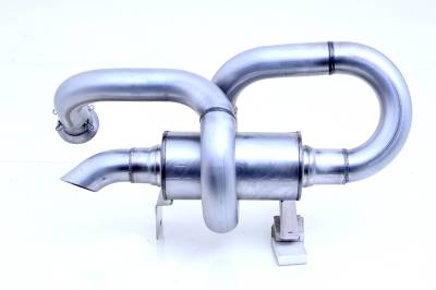 Gibson Performance Exhaust - 2025 Can-Am Maverick R, 4 Seater, Sidewinder Stainless Steel Exhaust #98063