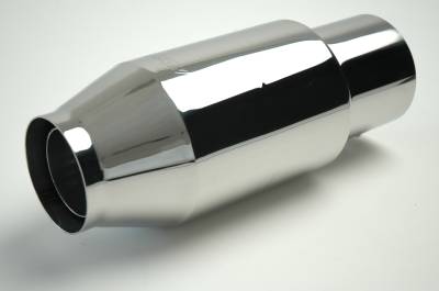 Gibson Performance Exhaust - 4-inch Inlet, Bullet Muffler, Clamp-On #110001