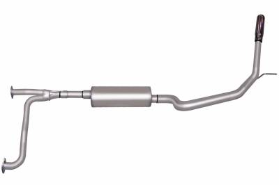 Gibson Performance Exhaust - 04-11 Nissan Armada 5.6L,Single Aluminized Cat-Back Performance Exhaust #12213