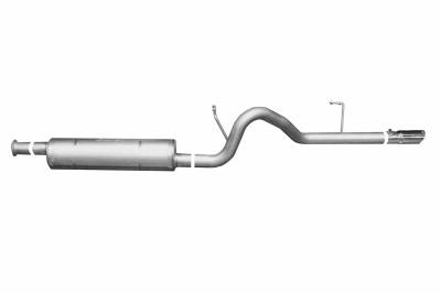 Gibson Performance Exhaust - 08-13 Jeep Liberty 3.7L, Single Aluminized Cat-Back Performance Exhaust #17206