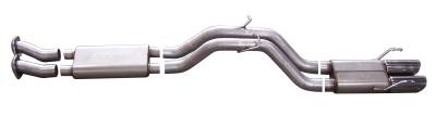 Gibson Performance Exhaust - 06-10 Jeep Grand Cherokee 6.1L, ,Dual Aluminized Cat-Back Performance Exhaust Cat-Back Performance Exhaust #17405