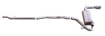 Gibson Performance Exhaust - 07-13 Jeep Patriot 2.4L, Single Aluminized Cat-Back Performance Exhaust #17406