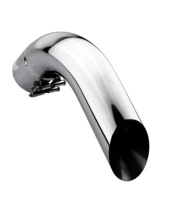 Gibson Performance Exhaust - 4-inch Inlet, Turn Down Tip Clamp-On #210002