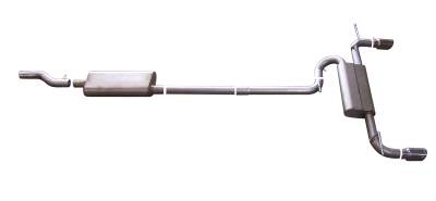 Gibson Performance Exhaust - Dual Split, Aluminized Cat-Back Performance Exhaust #319630