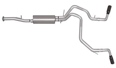 Gibson Performance Exhaust - 07-14 Suburban/Avalanche/Yukon XL 1500 5.3L, Dual Extreme, Aluminized Cat-Back Performance Exhaust #5572