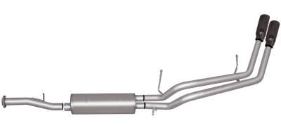 Gibson Performance Exhaust - 07-14 Suburban 1500 5.3L, Dual Sport, Aluminized Cat-Back Performance Exhaust #5574