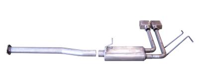 Gibson Performance Exhaust - Super Truck, Aluminized Cat-Back Performance Exhaust #5629