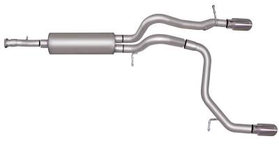 Gibson Performance Exhaust - 07-10 Hummer H3 3.5L-3.7L, Dual Split, Stainless Cat-Back Performance Exhaust #612700