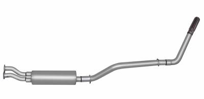 Gibson Performance Exhaust - 96-98 C/K Pickup 1500 5.7L, Single Stainless Cat-Back Performance Exhaust #615502