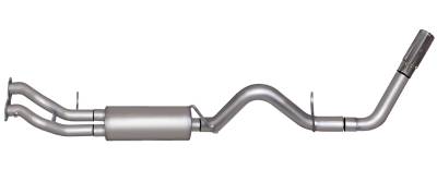 Gibson Performance Exhaust - 96-00 Tahoe, Yukon, Escalade 4Dr. 5.7L, Dual Inlet Muffler, Single Stainless Cat-Back Performance Exhaust #615508