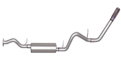 Gibson Performance Exhaust - 94-95 Chevrolet Blazer 5.7L, 4dr, Single Stainless Cat-Back Performance Exhaust #615558