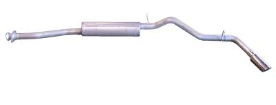 Gibson Performance Exhaust - 04-12 Chevrolet Colorado 2.8L-3.5L,Single Stainless Cat-Back Performance Exhaust #615568