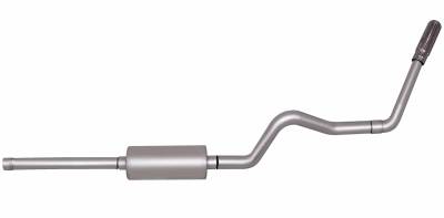 Gibson Performance Exhaust - 92-93 Suburban 5.7L, Single Stainless Cat-Back Performance Exhaust #615586