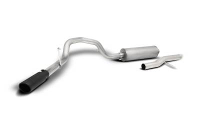 Gibson Performance Exhaust - 20-24 Silverado, Sierra 2500HD/3500HD 6.6L, Black Elite Single Cat-Back Performance Exhaust #616517B