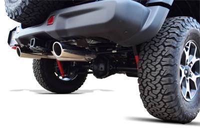 Gibson Performance Exhaust - 18-24 Jeep Wrangler 3.6L, Dual Split, Stainless Cat-Back Performance Exhaust #617307