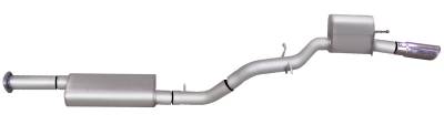 Gibson Performance Exhaust - 06-10 Jeep Commander 5.7L, Single Stainless Cat-Back Performance Exhaust #617401