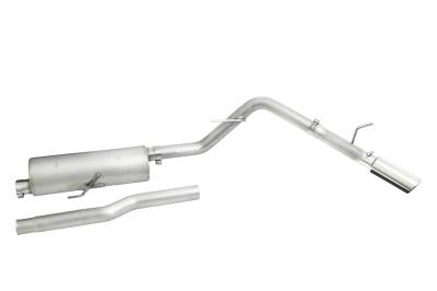 Gibson Performance Exhaust - 20-23 Jeep Gladiator 3.6L, Single Stainless Cat-Back Performance Exhaust #617409