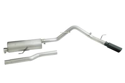 Gibson Performance Exhaust - 20-23 Jeep Gladiator 3.6L ,Black Elite Single Cat-Back Performance Exhaust #617409B