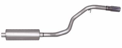 Gibson Performance Exhaust - 93-98 Jeep Grand Cherokee 4.0L-5.9L, Single Stainless Cat-Back Performance Exhaust #617500