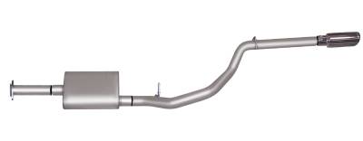 Gibson Performance Exhaust - 04-06 Jeep Wrangler 4.0L, Single Stainless Cat-Back Performance Exhaust #617702