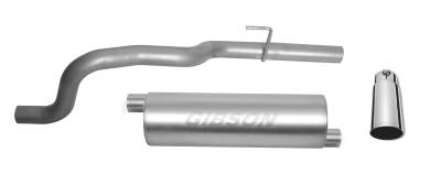 Gibson Performance Exhaust - 02-04 Jeep Grand Cherokee 4.0L-4.7L, Single Stainless Cat-Back Performance Exhaust #617805