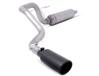 Gibson Performance Exhaust - 1996 Toyota 4Runner 2.7L, Black Elite Single Cat-Back Performance Exhaust #618100-B