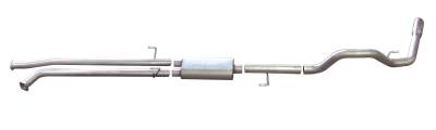 Gibson Performance Exhaust - 07-21 Toyota Tundra 4.6L-5.7L,  Single Stainless Cat-Back Performance Exhaust #618605