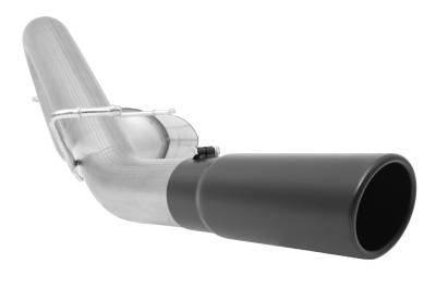 Gibson Performance Exhaust - 11-16 Ford F250/F350 Super Duty 6.2L, Black Elite Single Cat-Back Performance Exhaust #619695B