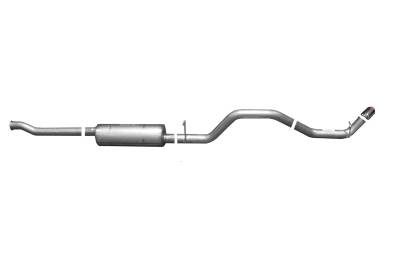 Gibson Performance Exhaust - 95-97 Ford Ranger 2.3L-3.0L-4.0L, Single Stainless Cat-Back Performance Exhaust #619711