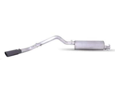 Gibson Performance Exhaust - 19-23 Ford Ranger 2.3L, Black Elite Single Cat-Back Performance Exhaust #619717B