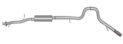 Gibson Performance Exhaust - Single Stainless Cat-Back Performance Exhaust #619897