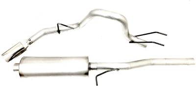 Gibson Performance Exhaust - 20-24  Ford F250/F350 7.3L, Single Stainless Cat-Back Performance Exhaust #619908