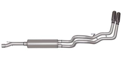 Gibson Performance Exhaust - 06-07 Dodge Ram 1500 5.7L Pickup, Dual Sport, Aluminized Cat-Back Performance Exhaust #6545