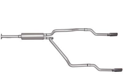 Gibson Performance Exhaust - Dual Split, Stainless Cat-Back Performance Exhaust #65507