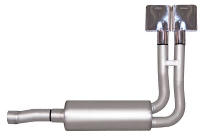 Gibson Performance Exhaust - Super Truck, Stainless Cat-Back Performance Exhaust #65510