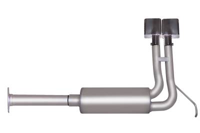 Gibson Performance Exhaust - Super Truck, Stainless Cat-Back Performance Exhaust #65517