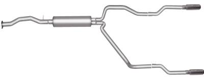 Gibson Performance Exhaust - Dual Split, Stainless Cat-Back Performance Exhaust #65528
