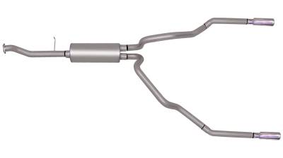 Gibson Performance Exhaust - Dual Split, Stainless Cat-Back Performance Exhaust #65548