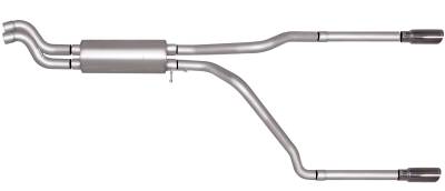 Gibson Performance Exhaust - Dual Split, Stainless Cat-Back Performance Exhaust #65549