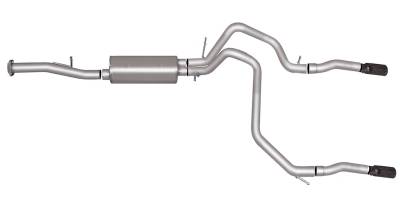 Gibson Performance Exhaust - 07-14 Suburban  5.3L, Dual Split, Stainless Cat-Back Performance Exhaust #65573