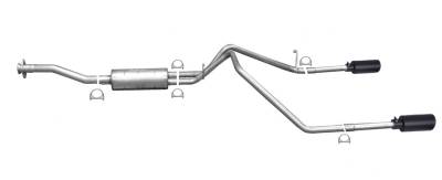 Gibson Performance Exhaust - 15-22 Colorado/ Canyon 2.5L-3.6L, Black Elite Dual Split, Cat-Back Performance Exhaust #65586B