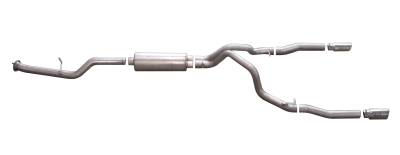Gibson Performance Exhaust - Dual Split, Stainless Cat-Back Performance Exhaust #65620