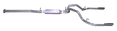 Gibson Performance Exhaust - Dual Split, Stainless Cat-Back Performance Exhaust #65627