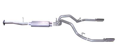 Gibson Performance Exhaust - Dual Split, Stainless Cat-Back Performance Exhaust #65634