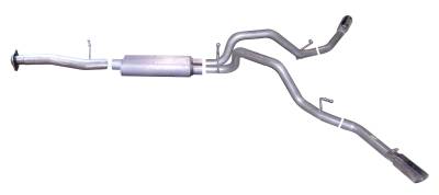 Gibson Performance Exhaust - Dual Extreme, Stainless Cat-Back Performance Exhaust #65635