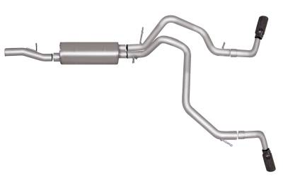 Gibson Performance Exhaust - 15-20  Yukon/ Tahoe 5.3L ,Black Elite Dual Extreme, Cat-Back Performance Exhaust #65668B